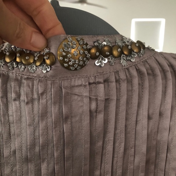 Silk Tunic taupe Sundance - Picture 5 of 10